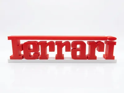 Ferrari Lettering