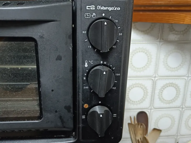 Custom Kitchen Oven Control Knob – Easy Fit Design