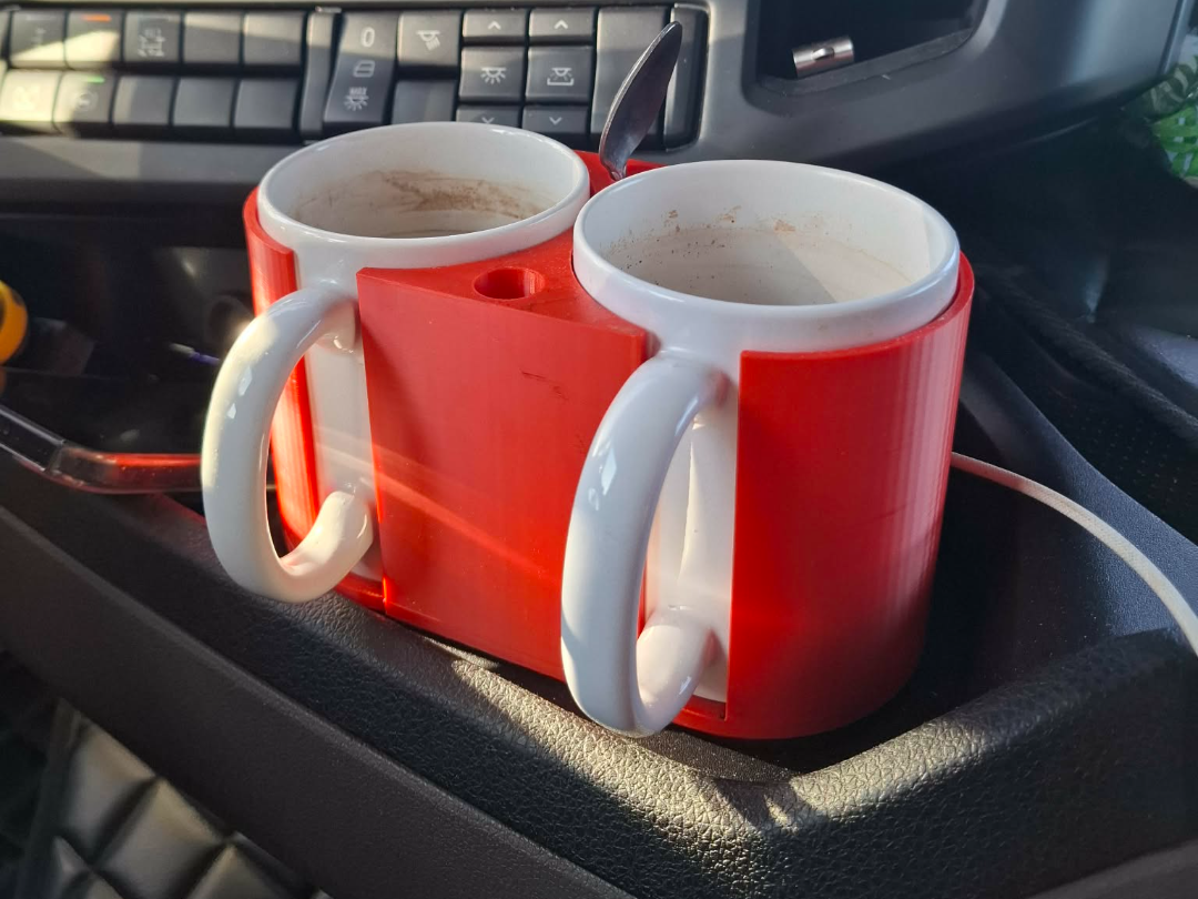 Scania S (2024+) Double Coffee Mug Holder