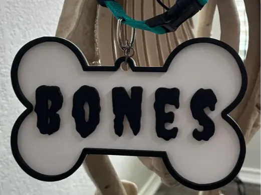 Custom dog keychain 