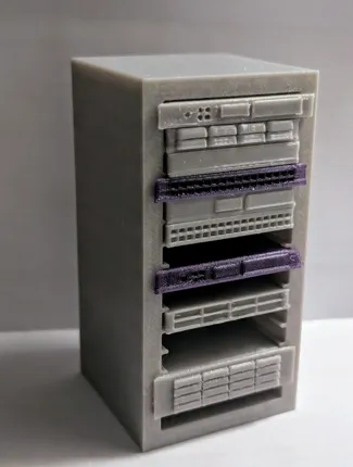 Mini Desktop Server Rack - Desk Toy for Techies