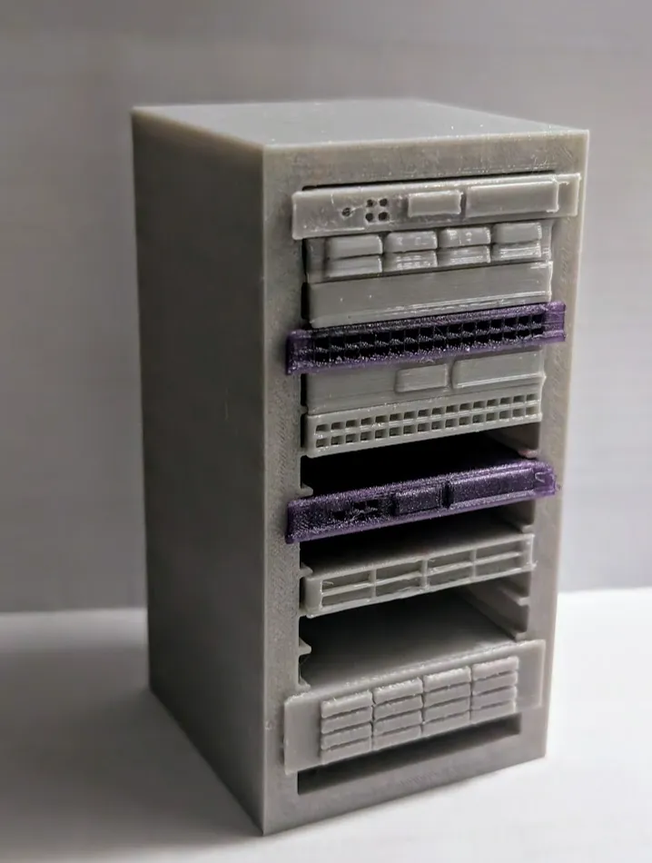 Mini Desktop Server Rack - Desk Toy for Techies