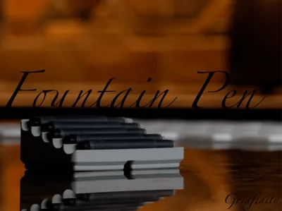 Fountain Pen Ink Cartridge Holder | Gridfinity