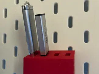 Minimalist Ikea Skadis USB Holder (4 Slots)