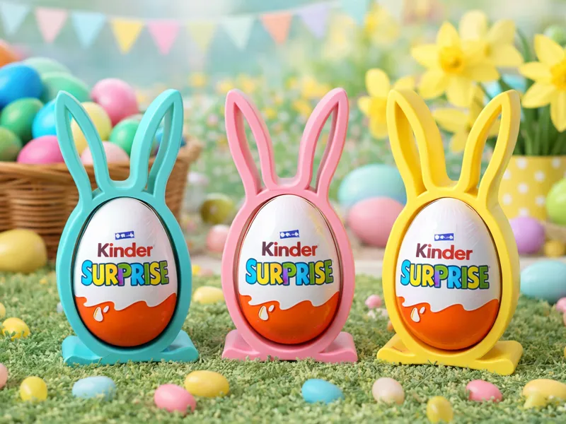 Easter Bunny Egg Holders with Surprise Eggs