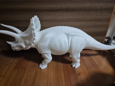 Realistic Triceratops Dinosaur 75cm