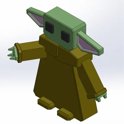 Minecraft Baby Yoda