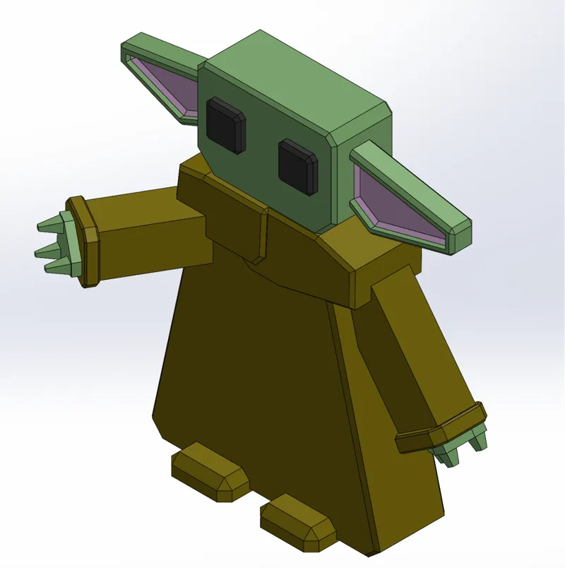 Minecraft Baby Yoda
