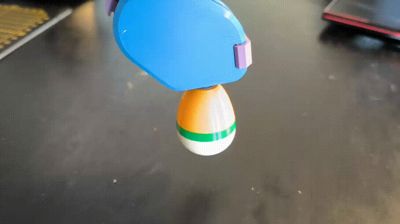 FireSpin - Easter egg spinning top