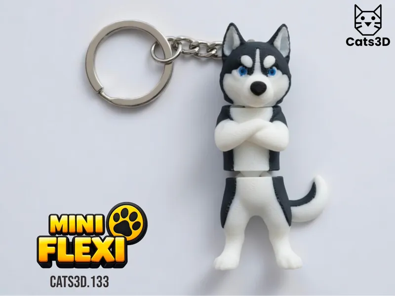 Husky - Mini Flexi Dogs