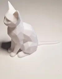 Chat low poly assis — photo 5