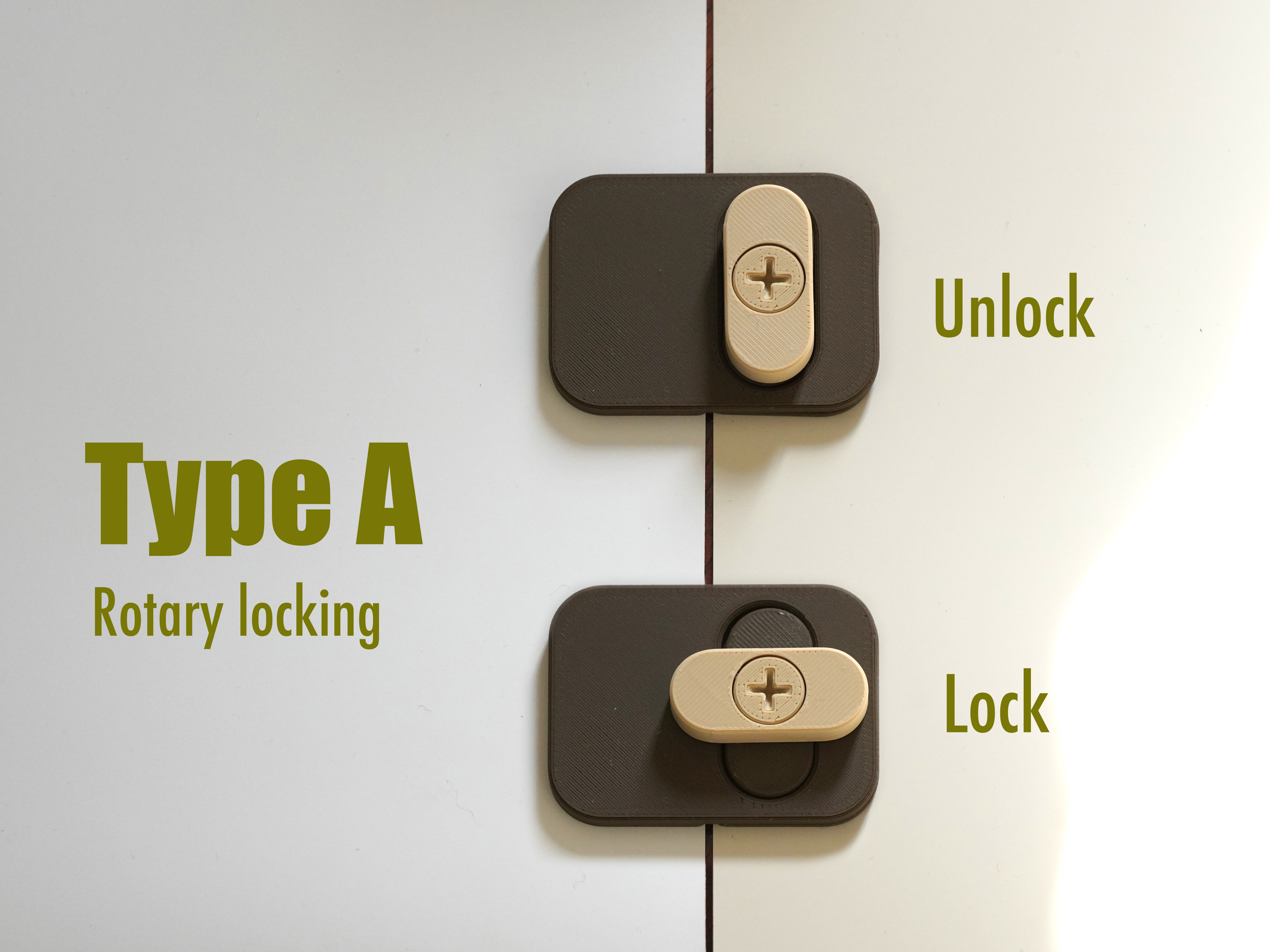 Miniatura 1 do modelo 3D Universal Lock|无损安装|通用锁扣