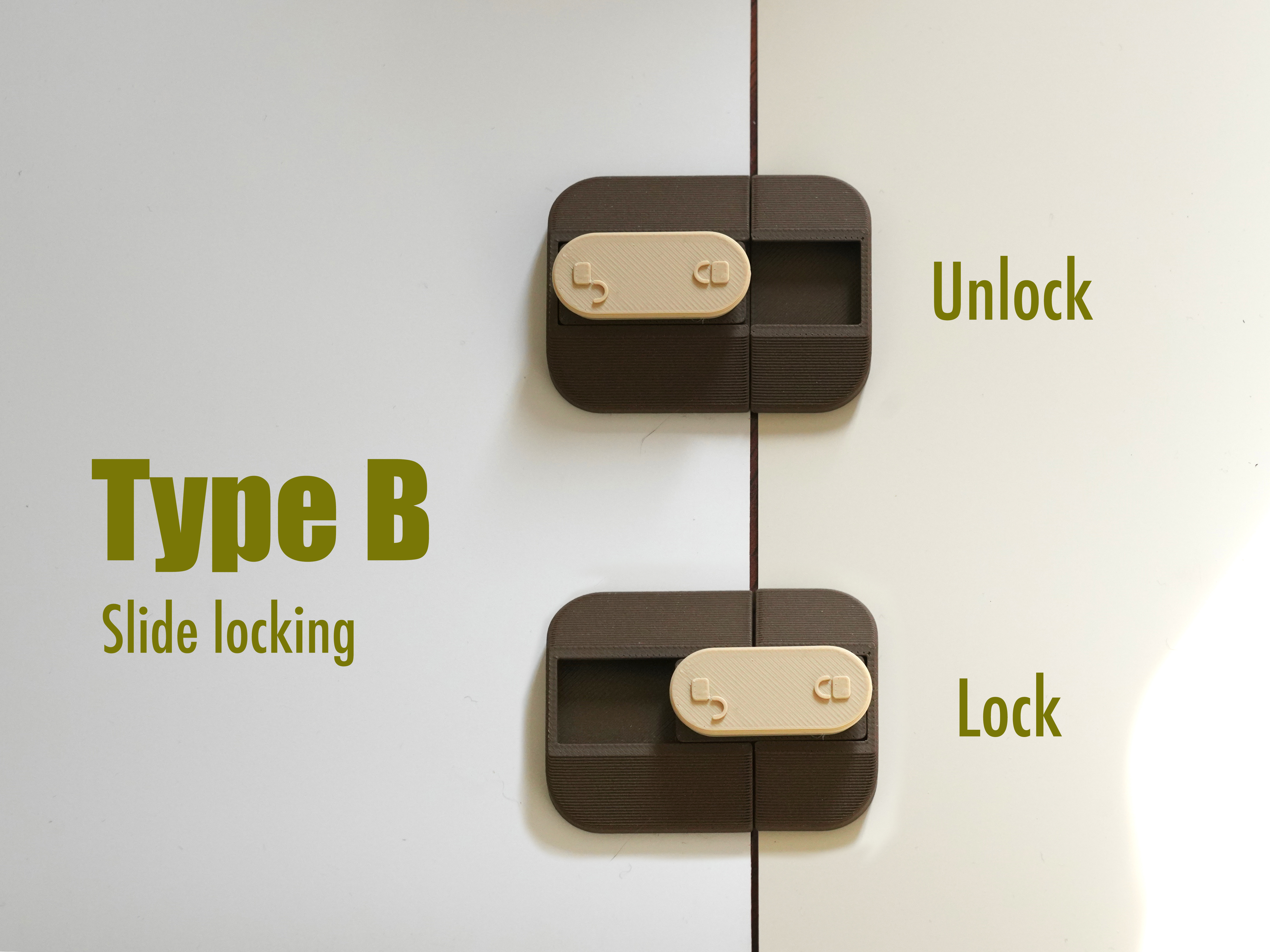 Miniatura 2 do modelo 3D Universal Lock|无损安装|通用锁扣