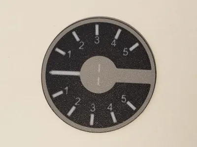 Avionics coaster Vertical Speed Indicator