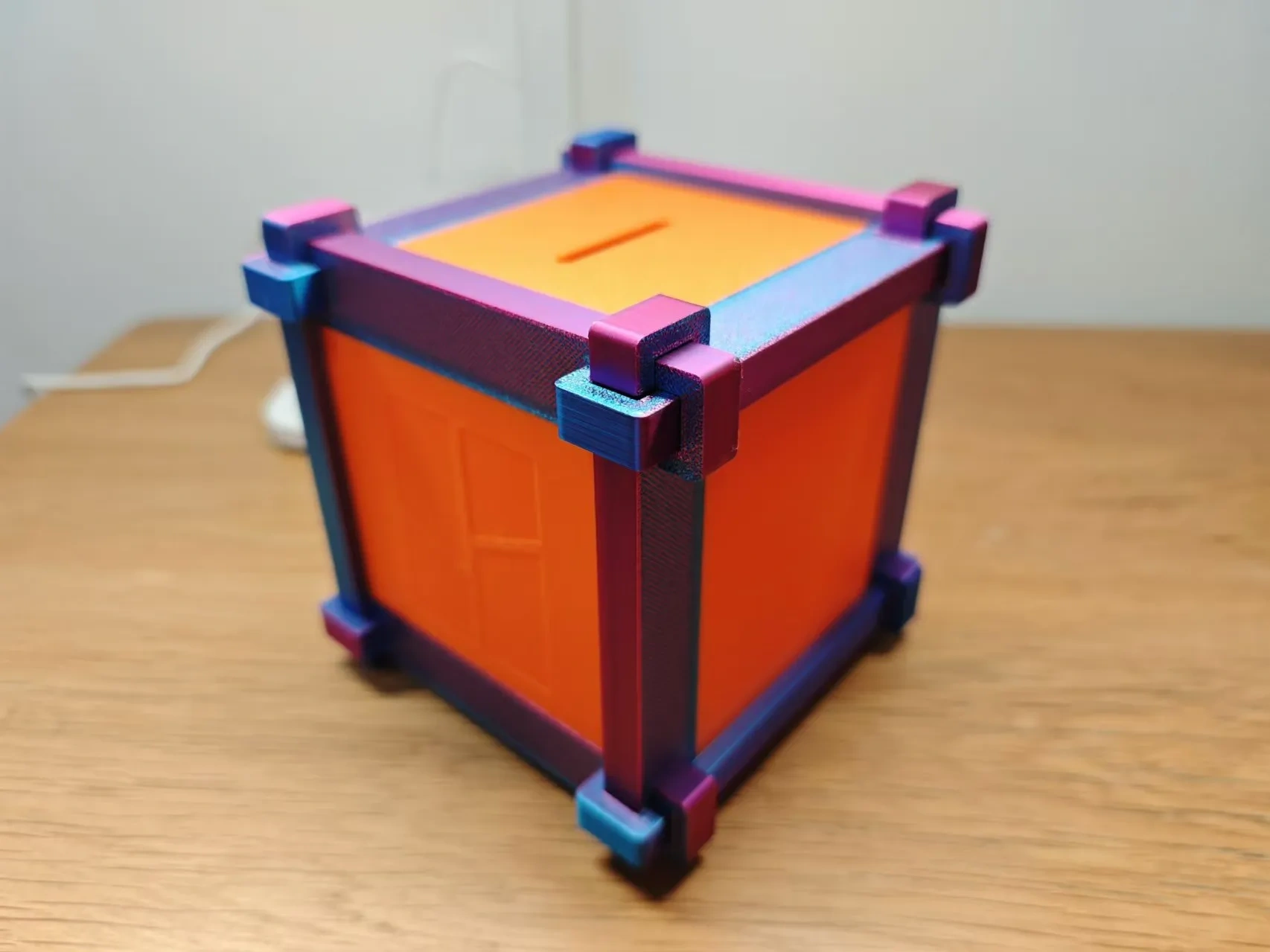 Miniatura 2 do modelo 3D 鲁班锁存钱罐/储物罐