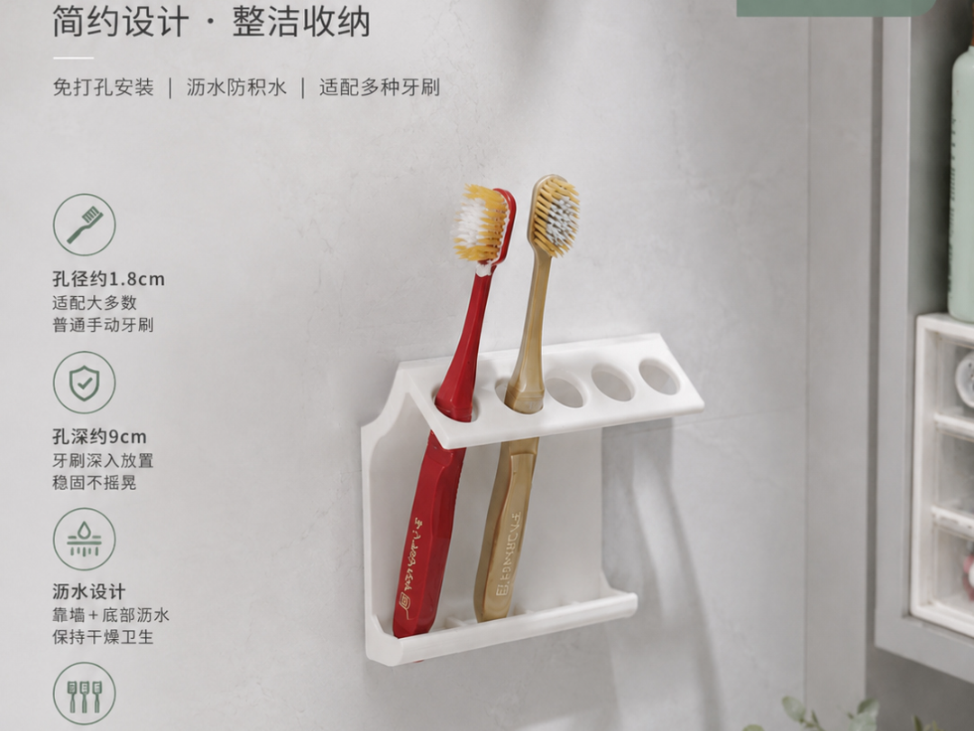 挂式牙刷架