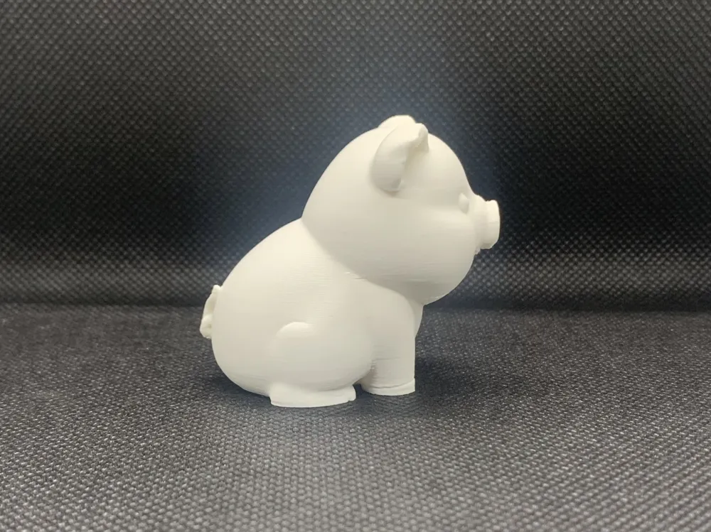 Cute Pig Figurine - Free 3D Print Model - MakerWorld