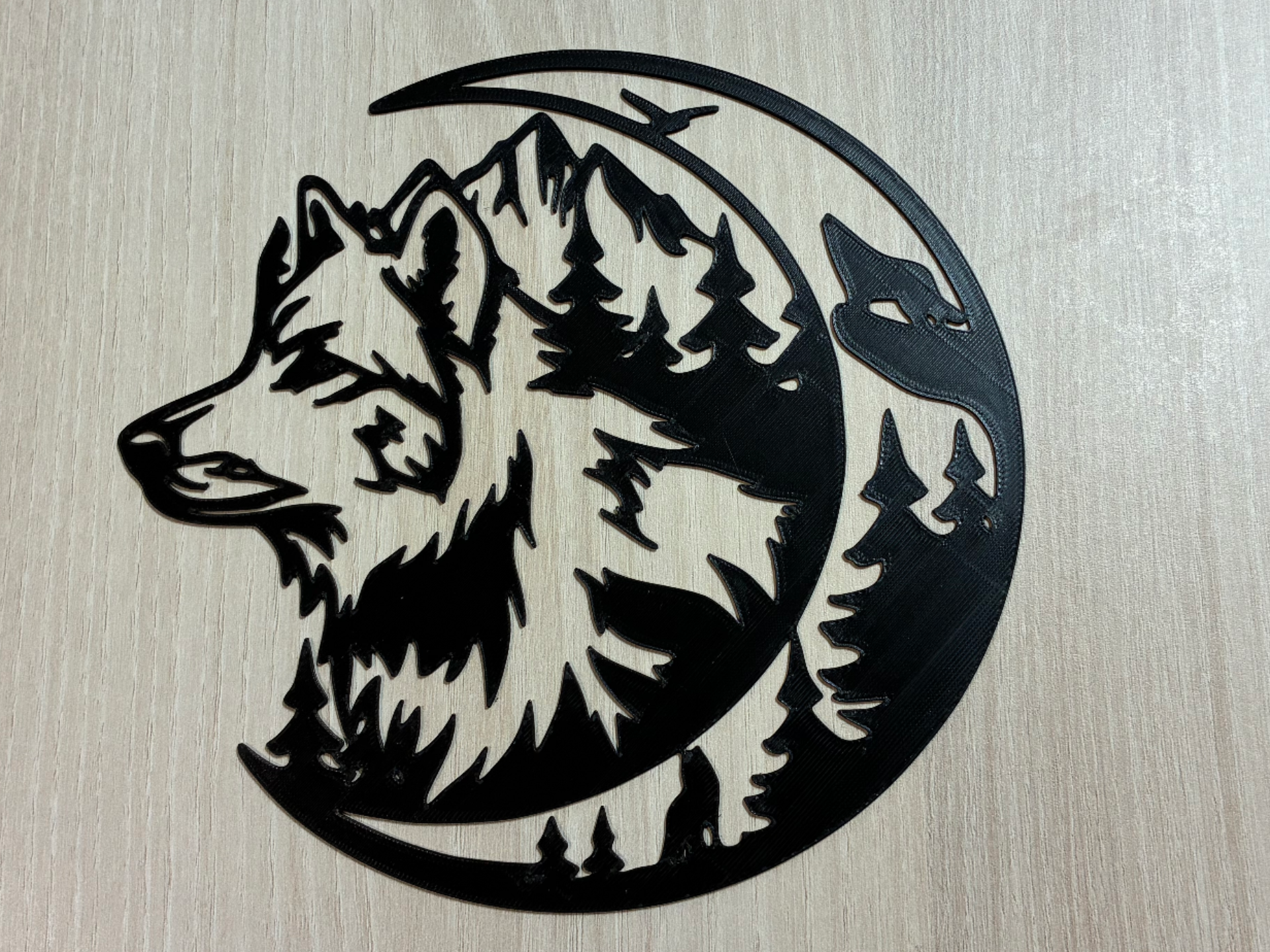 Wolf decoration