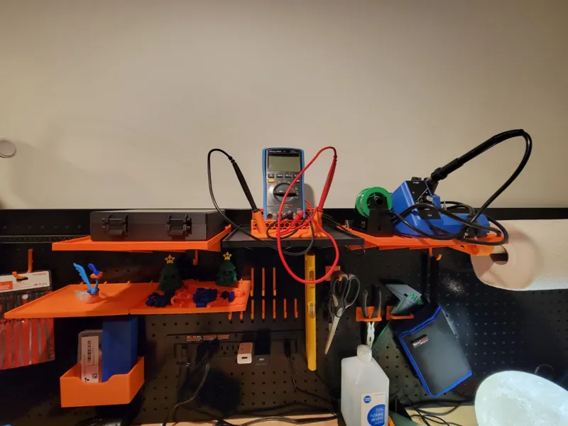 8X8" Pegboard Shelf for 1" pegboard