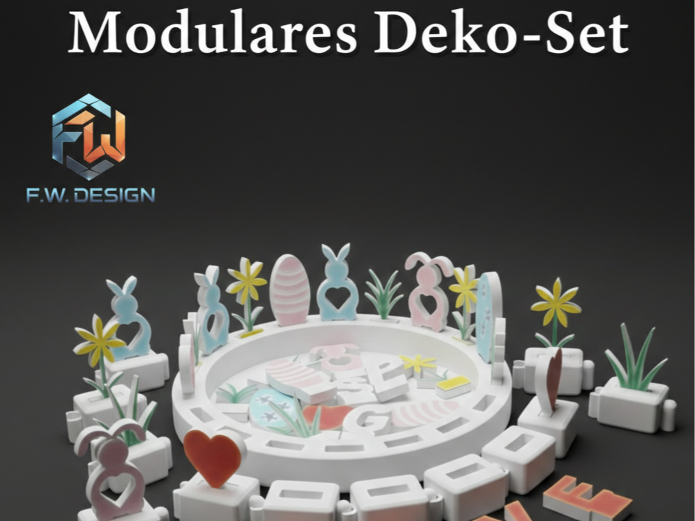 Modulares Deko-System – Unendliche Möglichkeiten
