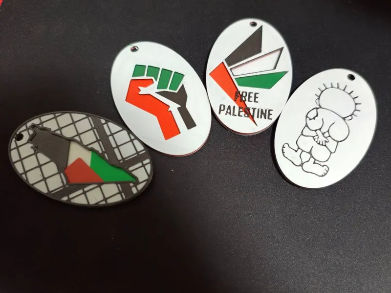 Palestine Solidarity Keychains