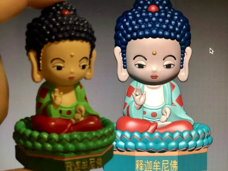 可爱q版佛像手办