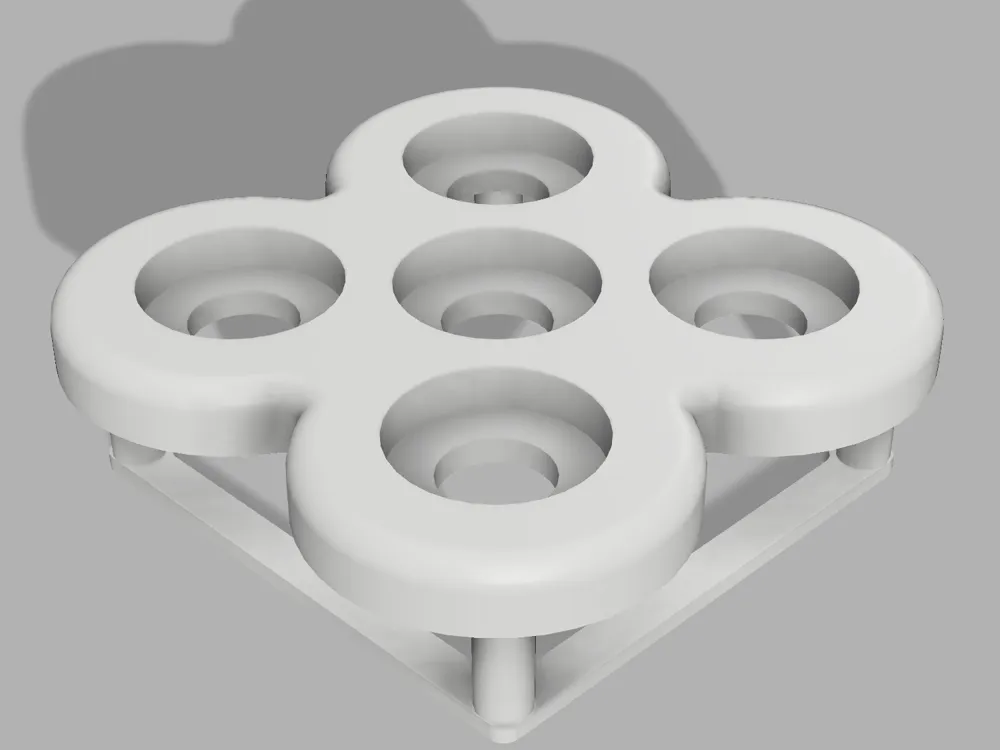 Five plug frag rack - Free 3D Print Model - MakerWorld