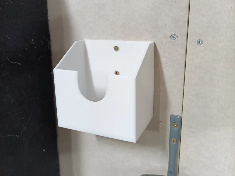 Nitrile glove holder.