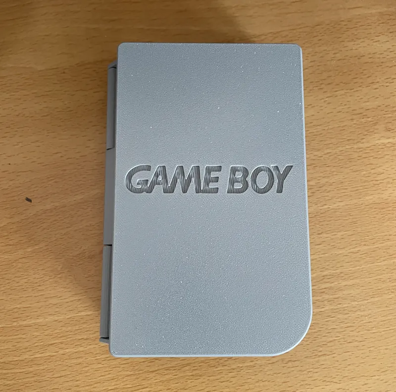 Game Boy DMG Fat Box case with logo