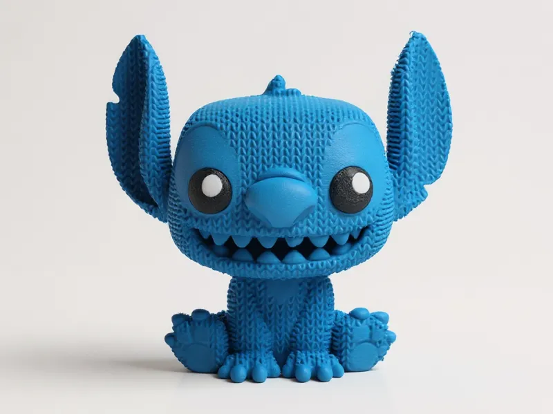 Cute Knitted Funko Stitch - NO AMS