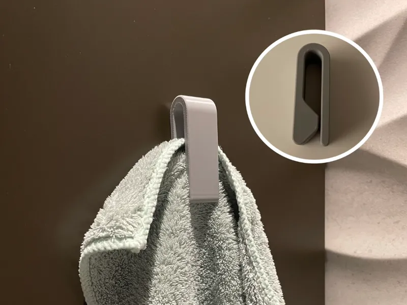Wall Gravity Hook - Fast Print and No Supports