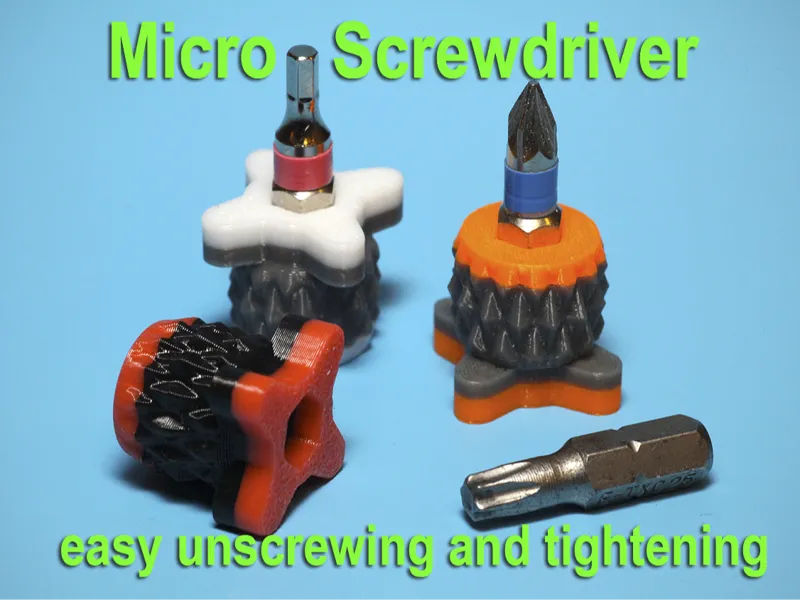 Micro Screwdriver - easy unscrewing and tightening