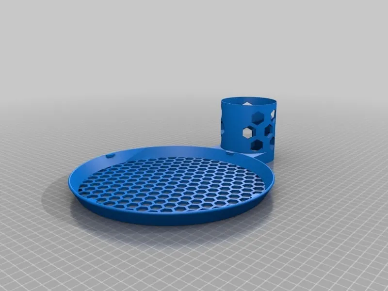 Camping paper plate and plastic cup holder Remixed by KK3D__ MakerWorld