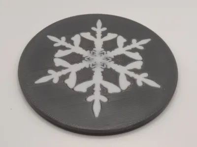 Snowflake Coaster