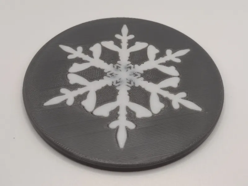 Snowflake Coaster