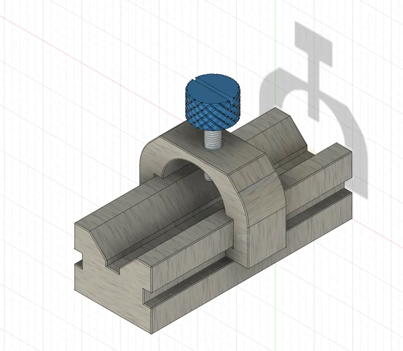 Prisma clamp. Spannprisma. Clamp.