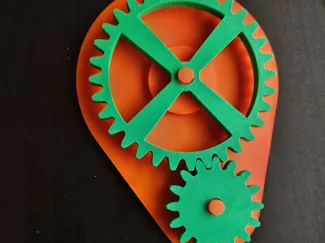 Simple gear system