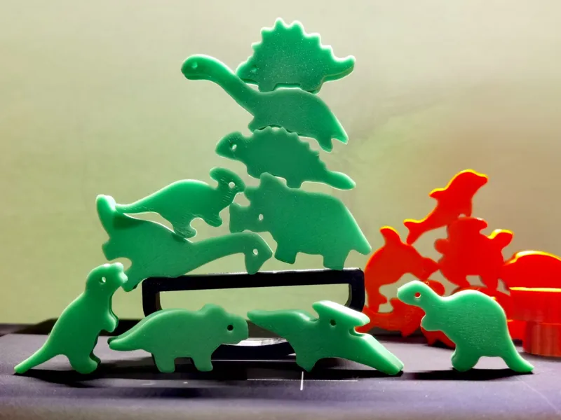 Juego de equilibrio dinosaurios