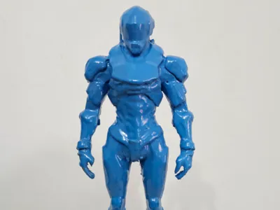 Futuristic Robot Action Figure