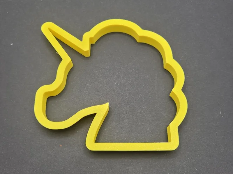 Unicorn Cookie Cutter -Fast Print