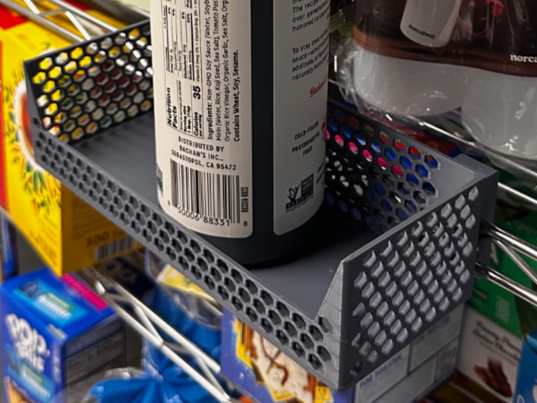 Large Wire Shelf Bin – Universal Rack Organizer