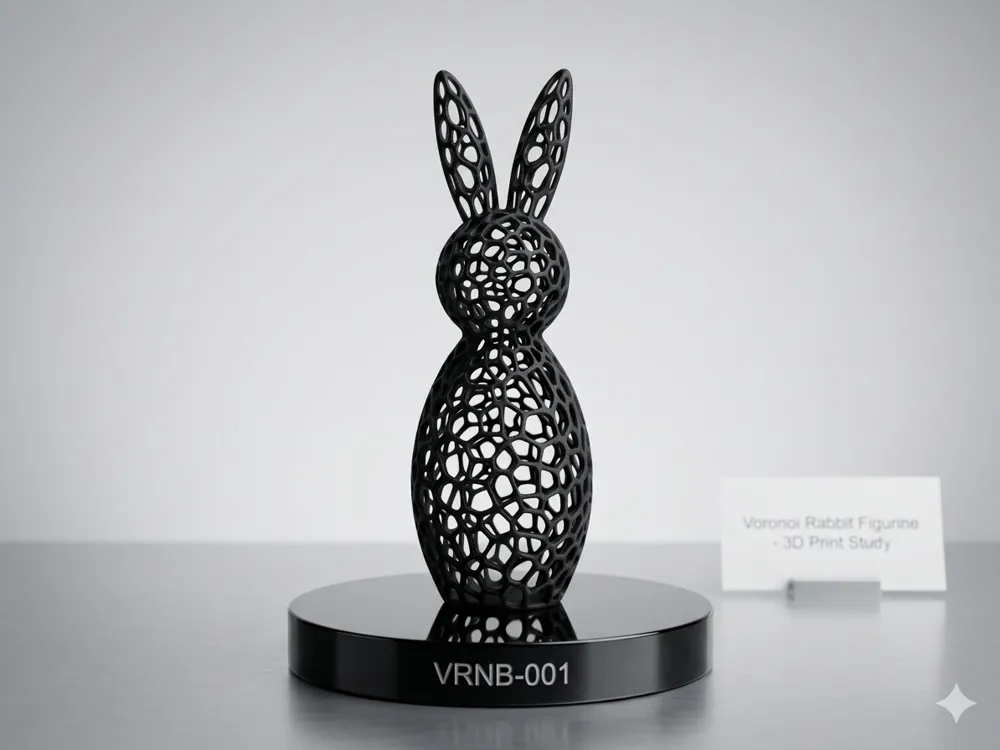 Eastern Bunny Voronoi - VRNB-0001 - Free 3D Print Model - MakerWorld