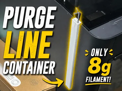 Minimal Purge Line Container (8g Filament)