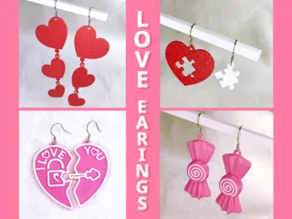 Love Earings 情人节耳饰