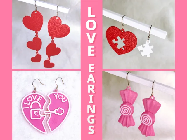 Love Earings 情人节耳饰