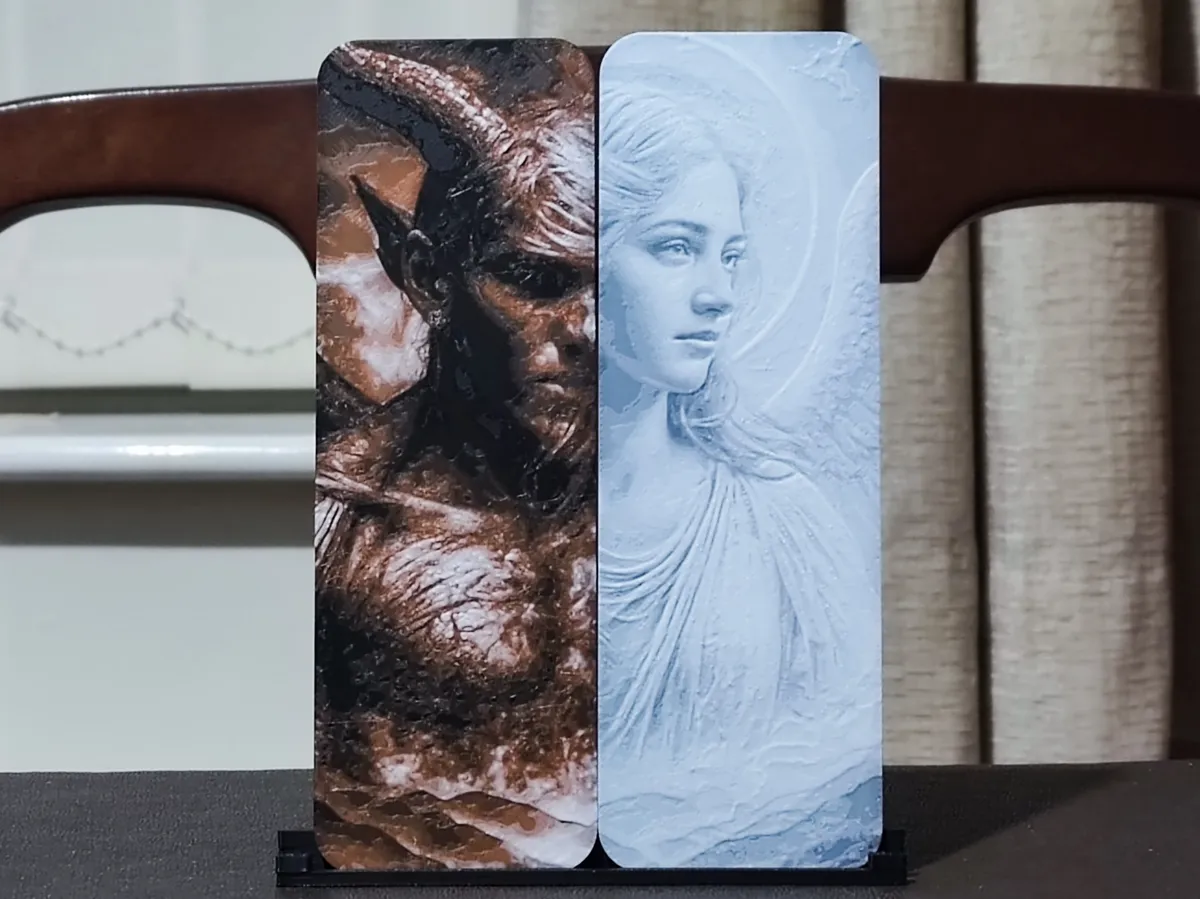 Heaven & Hell Bookmarks - Free 3D Print Model - MakerWorld
