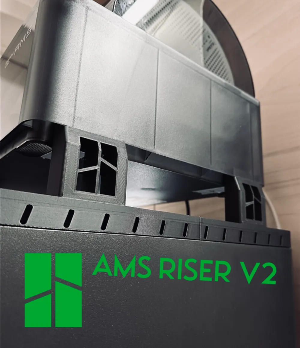 BAMBULAB AMS RISER V2 by 3DLND MakerWorld: Download Free 3D Models