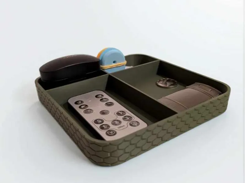 Catch All Tray Hexagonal Pattern