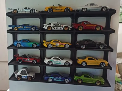 Car rack 1:64 scale Hotwheels, Matchbox