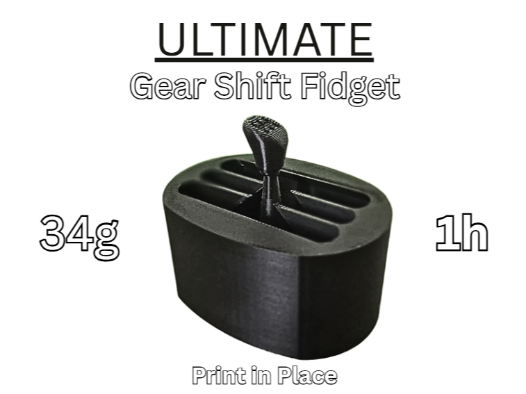 ULTIMATE Gear Shift Fidget/ PRINT IN PLACE